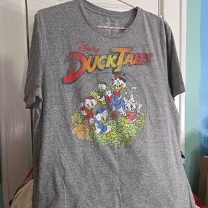 Disney DuckTales Gray Tee with Colorful Print